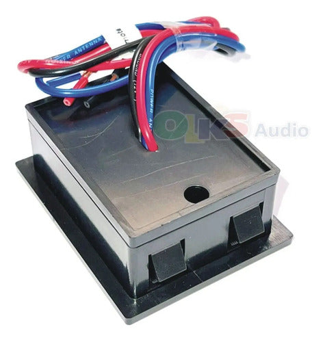 Voltimetro Medidor De Voltaje Digital Azul Rockseries Dv300