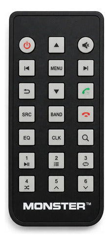 Estéreo 1 Din Monster Mtr-100 Rgb Con Dsp 4v