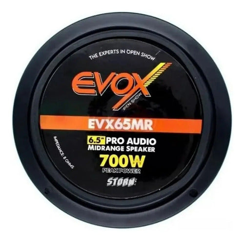 Medio Rango De 6.5'' 350w. Rms 700w. Max 8 Ohms Evox Evx65mr