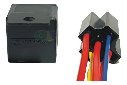 Relay Relevador Con Arnés 5 Patas 12v 30a Alrama Extreme