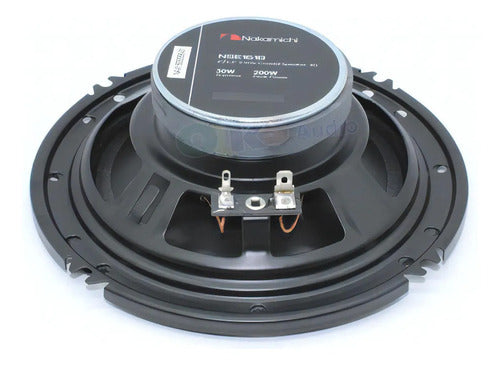 Par Bocinas 6.5 2 Vías 30w Rms Nakamichi Nse1618 Color Negro