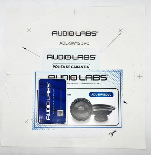 Subwoofer De 12 700w Rms Spl Open Show Audiolabs Adl-sw12dvc