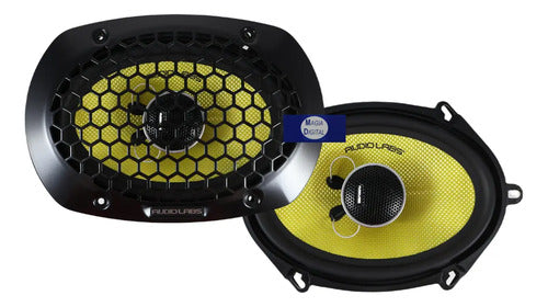 Par Bocinas 5x7puLG Fibra Vidrio 55w Rms Audiolabs Adl-f57sq