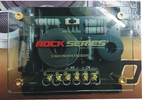 Set De Medios 6.5 120w. Profesional Rockseries Rks-ul165.2sq