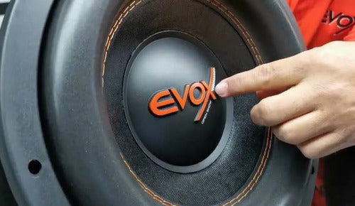 Subwoofer 12 Pulgadas Evox Evx12pw 3200w Max Spl Open Show Color Negro