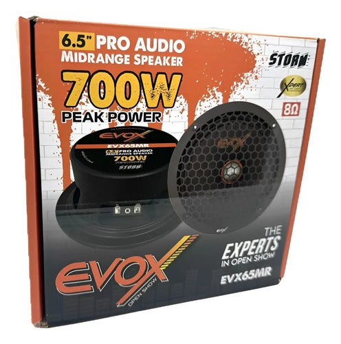 Medio Rango De 6.5'' 350w. Rms 700w. Max 8 Ohms Evox Evx65mr