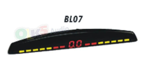 Kit De 4 Sensores De Reversa Universal Carro Display Extreme