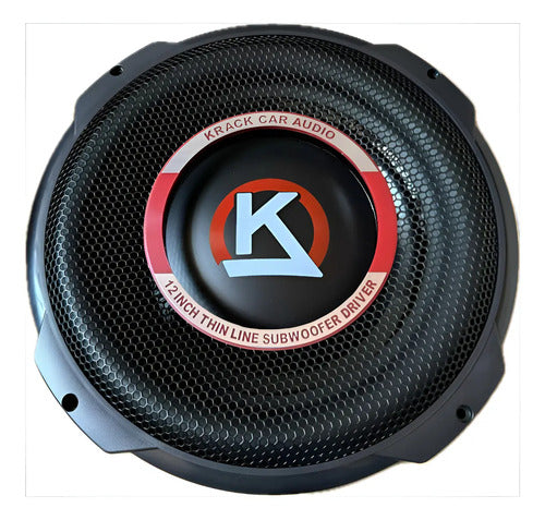 2 Subwoofer Plano De 12´´ 300w Rms 4+4 Ohm Krack Kws-12800xp