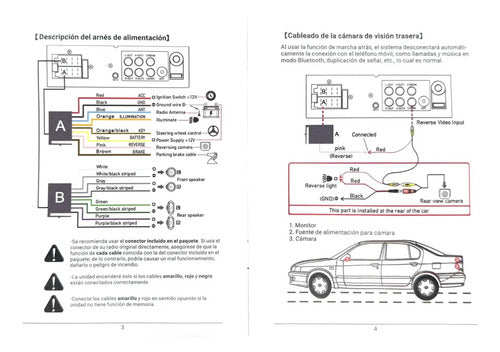 Estéreo 1 Din Pantalla 7 PLG Audio Labs Carplay Inalámbrico Negro