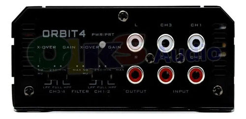 Amplificador Micro 4 Canales 720w Rms 2 Ohms Atomic Orbit4