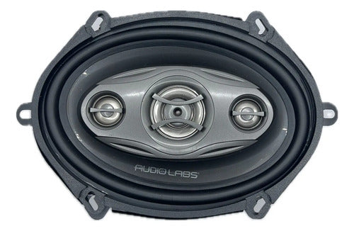 Par De Bocinas 5x7 6x8 4 Vias 50watts Rms Audiolabs Adl-sp57