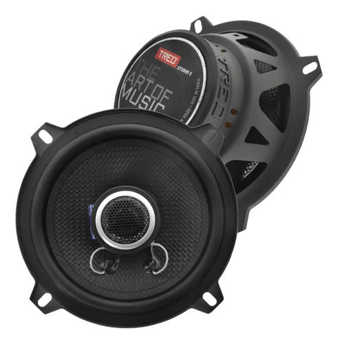 Treo Multimedia Studio 5 Bocinas Negras 2 Unidades De 600w