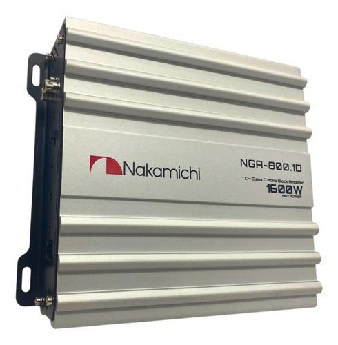 Amplificador 1 Ch Clase D 800w Rms 1ohm Nakamichi Nga-800.1d