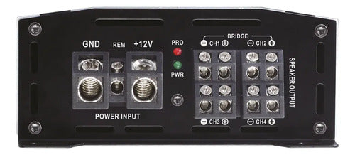 Amplificador De 4 Canales Clase D 4400w. Rms Evox Evx550.4d