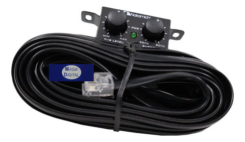 Epicentro Procesador Bajos Nakamichi Ne-epic22 Doble Perilla Color Negro