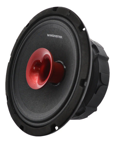 Par De Medios Rangos Con Driver De 8 700w Rms Monster Smd803