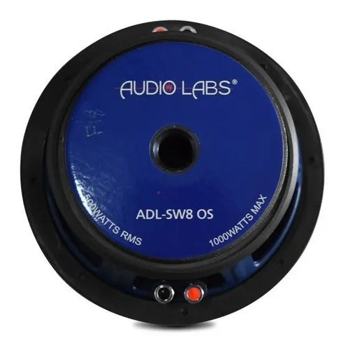 Subwoofer Open Show De 8 1000 Watts Audio Labs Adl-sw8os