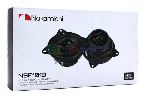 Parlantes Nakamichi Nse-1018 2 Vías 130w 4 Pulgadas Negro Para Autos
