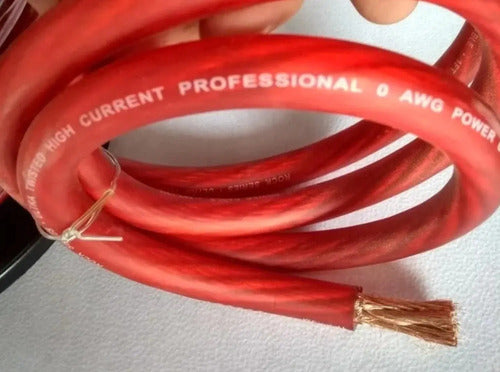 Un Metro De Cable X Corriente Calibre 0 Rockseries Pc015