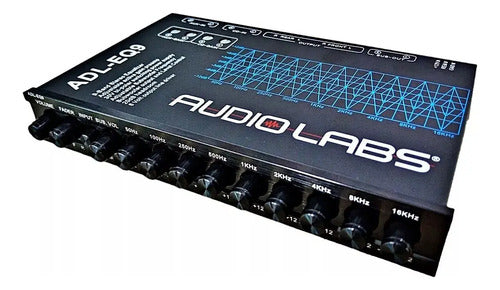 Ecualizador Parametrico De 9 Bandas 8v. Audiolabs Adl-eq9