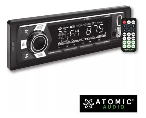 Autoestereo Bt 2usb App Control 7colores 4rca Atomic Mars350