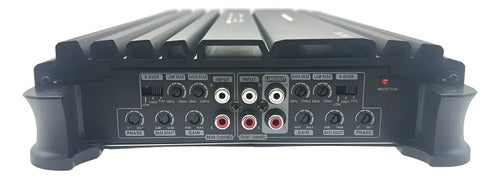 Amplificador 4 Canales 720w Rms Marca Nesa Te-4150 Para Carro Y Camioneta Negro