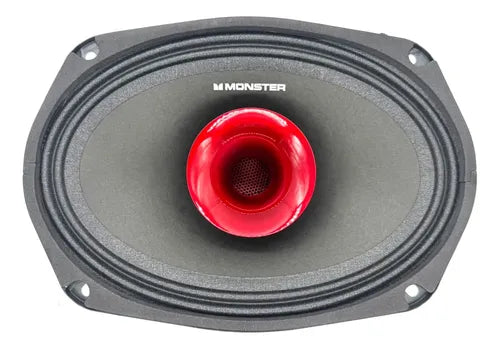 2 Medios Rango Con Driver 6x9 700w Rms 8 Ohm Monster Smd6903