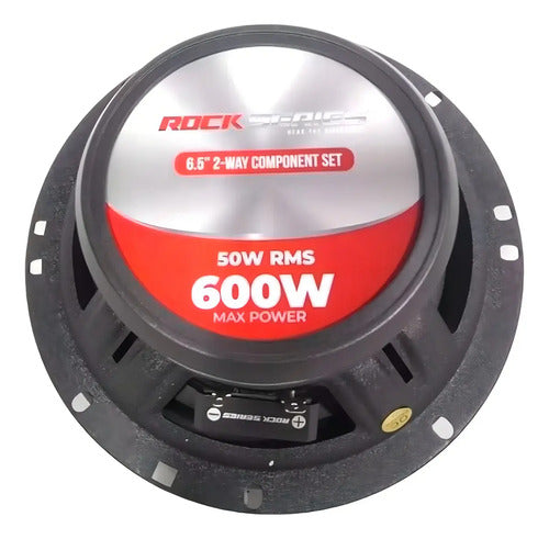 Set De Medios De 6.5 2 Vias 240 Watts Rockseries Rks-n652c