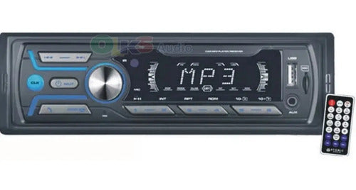Autoestereo Bluetooth Atomic Mercury200 Usb Sd Fm App 180w