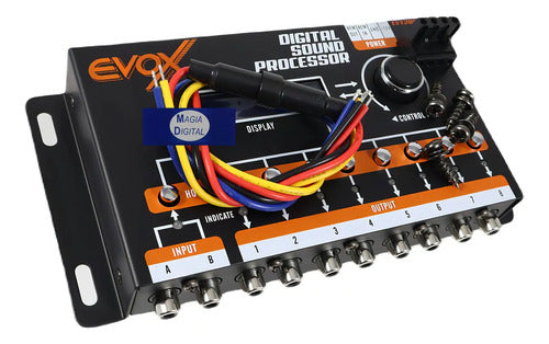 Procesador Digital Evox Evx2dspx Dsp Parametrico 15bandas Color Negro