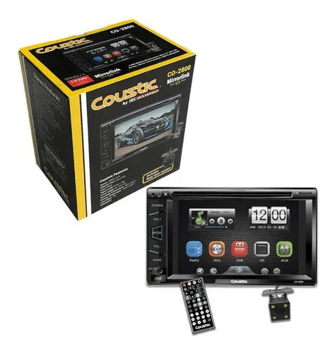 Autoestéreo 6.2 Pulgadas Coustic Co-2800 Hd Bluetooth Usb