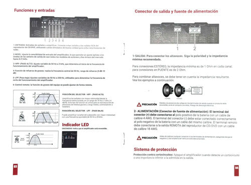 Amplificador Full Range 1 Canal Evox Cyborg 3800w Gris