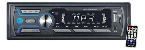 Autoestereo Bluetooth Atomic Mercury200 Usb Sd Fm App 180w
