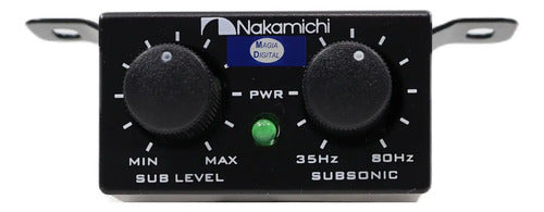 Epicentro Procesador Bajos Nakamichi Ne-epic22 Doble Perilla Color Negro