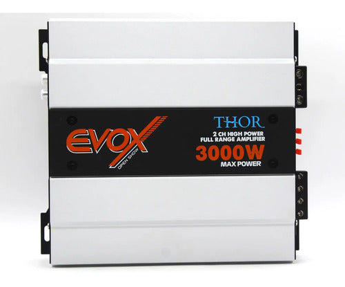 Amplificador De 2 Canales Rango Completo 1500w Rms Evox Thor