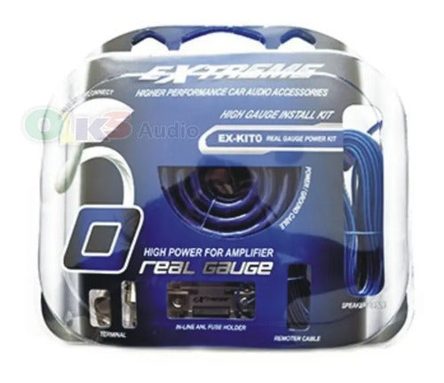Kit Instalación Amplificador Calibre 0 Extreme Ex-kit0 Cable Rca Anl