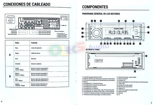 Autoestereo Cd Am Fm Bt Siri App 4rca 2v Audiolabs Adl-560cd