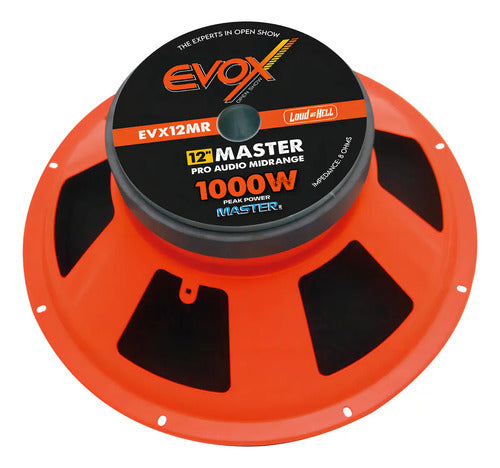 1 Medio Rango De 12 500w. Rms 8 Ohms Open Show Evox Evx12mr