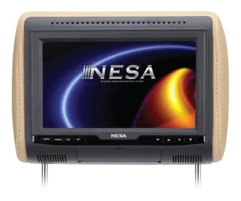 Una Cabecera Con Pantalla Led Full Hd De 10.3 Pulgadas Con Usb Hdmi Mhl Negro Beige Gris M