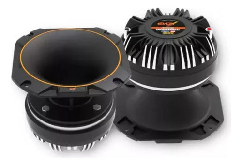 2 Tweeter Bala 6pLG 500w Rms Bobina De Titanio Evox Evx15cds Color Negro