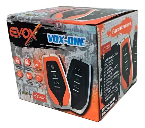 Alarma Con Antiasalto 3 Canales 17 Funcion Auto Evox Vox-one