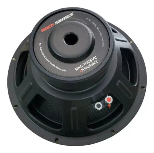 2 Subwoofers De 12'' 500w Rms 1 Bobina Rockseries Rks-p12svc