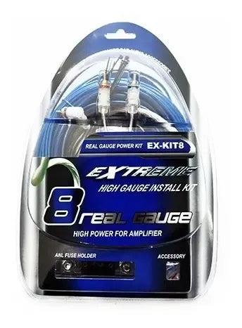 Kit Instalacion Para Amplificador Calibre 8 Extreme Ex-kit8