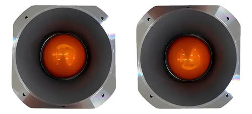 2 Super Tweeter Bala De 6'' Titanio 750w Rms Evox Evx6master