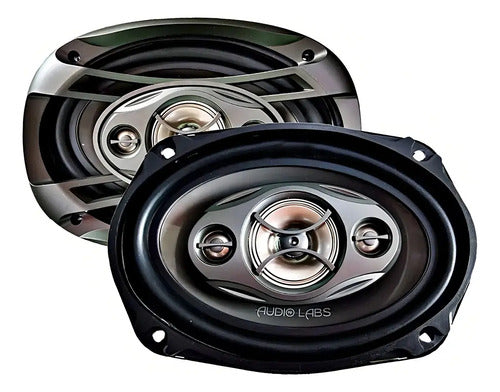 Par De Bocinas 6x9 4 Vias 70w. Rms 350max Audiolabs Adl-sp69