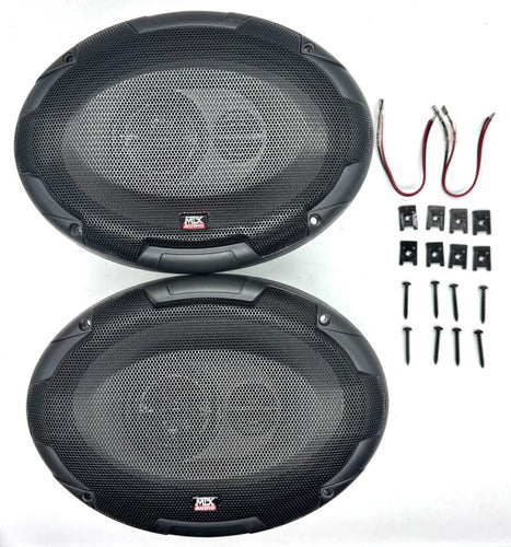 Bocinas 6x9 Triaxiales 3 Vias 100w Rms Mtx Terminator Tnl693