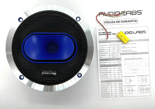 Un Medio Rango Con Driver De 6.5 Pulgadas De 500 Watts Rms 1000 Watts Max. Marca: Audiolab