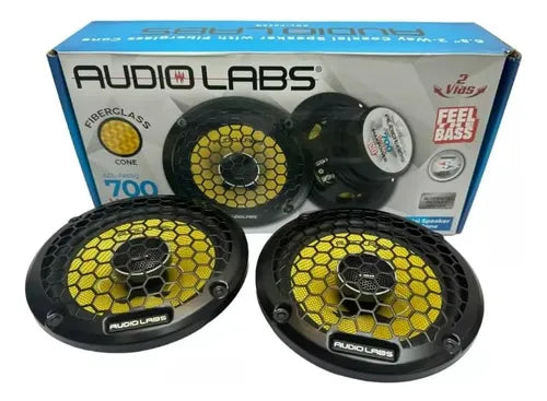 Par Bocinas 6.5 Sq Fibra Vidrio 70w Rms Audiolabs Adl-f65sq