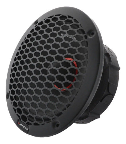 Par Medios Rangos De 8'' 600 Watts Rms 8 Ohms Monster Sma801