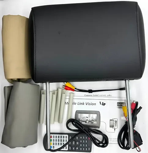 Una Cabecera Con Pantalla Led Full Hd De 10.3 Pulgadas Con Usb Hdmi Mhl Negro Beige Gris M